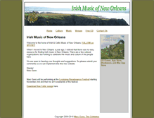 Tablet Screenshot of irishmusicneworleans.com